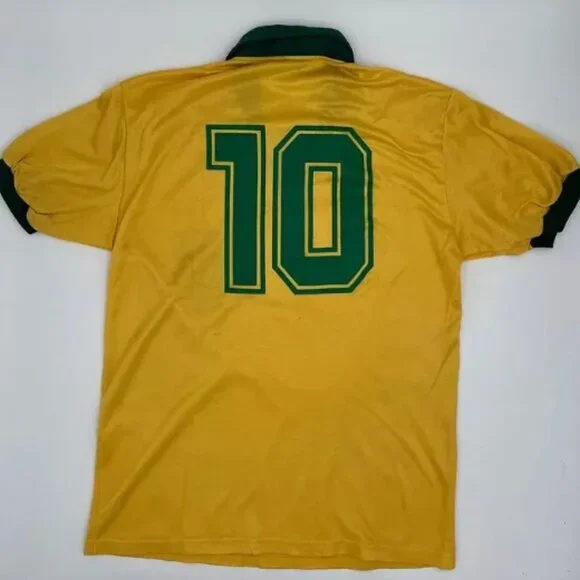 Brazil 1986-1990 #10 (Zico) ORIGINAL Topper Vintage Rare Soccer Jersey